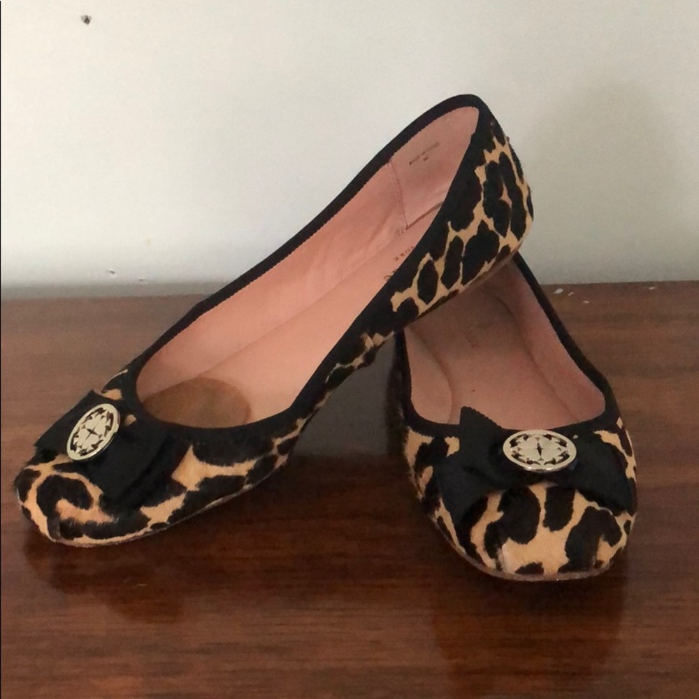 Kate spade leopard flats
